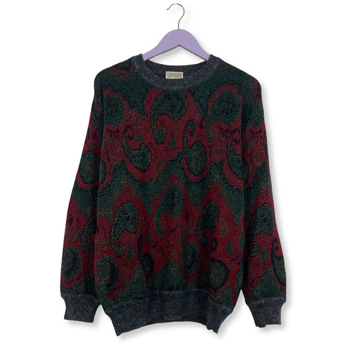 Maglione vintage verde scuro - verde,