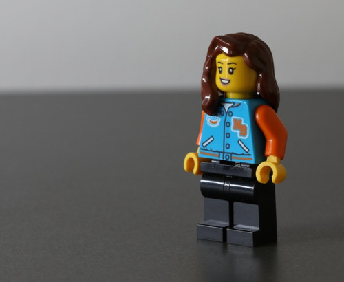 Lego minifigure visitatrice - lego, minifigure: