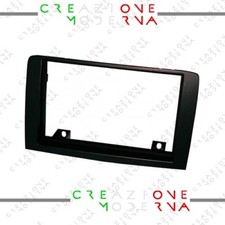 MASCHERINA 2DIN FIAT IDEA NERA CORNICE ADATTATORE RADIO STEREO PLANCIA