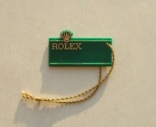 ROLEX Green Hang Tag Cartellino "Big Crown" - Anni '70 '80