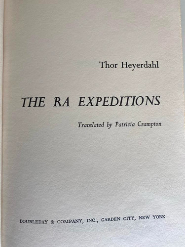 Libro avventure thor heyerdahl - libro,