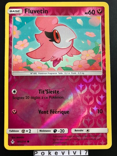 Carte pokemon fluvetin 141 214 - pokemon,