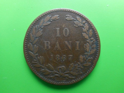 Romania bani 1867 carol i - bani,
