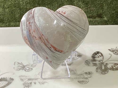 Crystal snow white lace agate - ,
