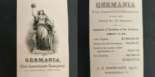 Antica carta commerciale