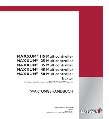 Case maxxum 115 125 - case, 145