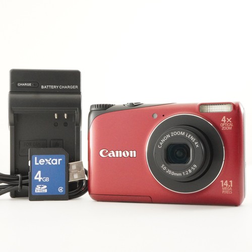 Canon powershot a2200 rossa - canon,