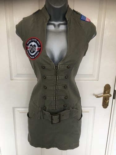 Splendido mini abito - , militare