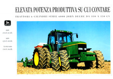  "  JOHN DEERE : TRATTORI 6 CILINDRI SERIE 6000 DA 110 A 130 CV "