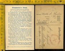 Posta Militare Feldpost Germania Austria Lotto di Nove Franchigie Varie rb 010