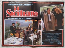 Locandina 66x48 cinema 1987 Film "Il Siciliano" vedi foto descrizione