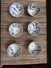 Un set di 6 tazze cinesi