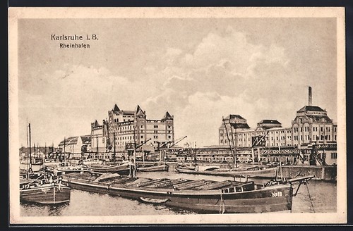 Karlsruhe porto del - karlsruhe, b.,