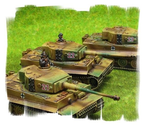 Painted tiger tank - , platoon