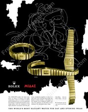 1960s Rolex Midas gold watch