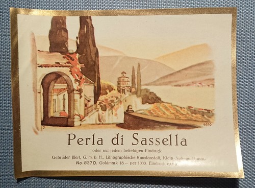 Vecchia etichetta - vecchia,