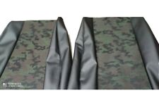 Tappezzeria per fiat panda mimetica 750 900 1000 4×4 Con ecopelle laterale nera