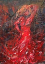 Dipinto GERRY MILLER "Rosso"