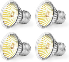 Lampadina Riscaldante per Rettili E27 Lampada UVA UVB Tartarughe 50W Dimmerabile