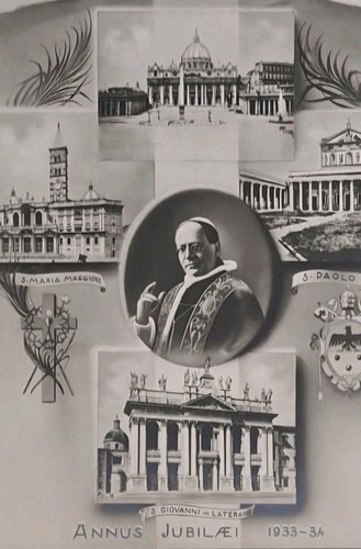 Cartolina anno santo giubileo - cartolina,