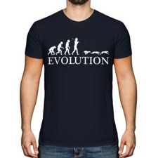 Levriero da Corsa Evolution Uomo T-Shirt Regalo Cappotti Regalo S