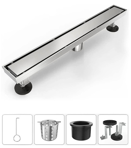 Htoh scarico doccia nichel - scarico, 24"
