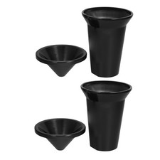  2 secchi sputacchiere neri