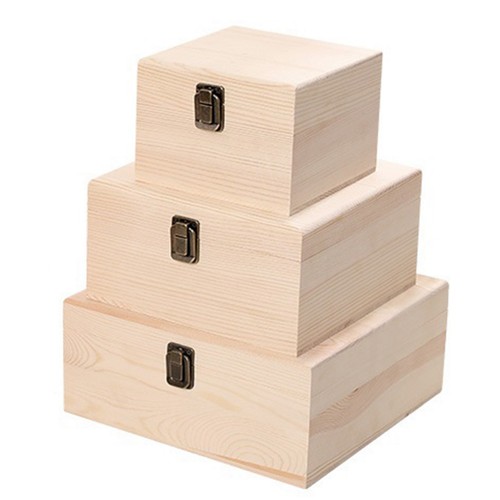 Scatola portaoggetti legno - scatola,