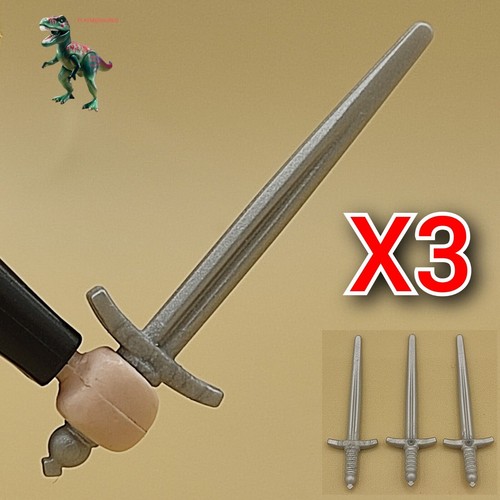 Playmobil spada grigia - x3,