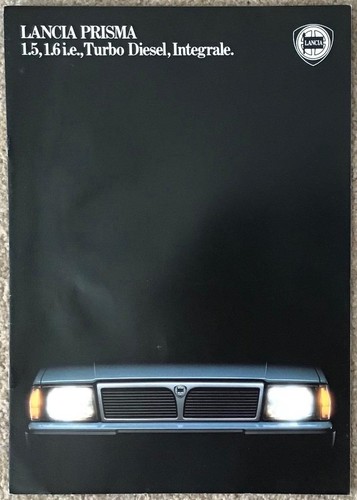 Lancia prisma range brochure - prisma,