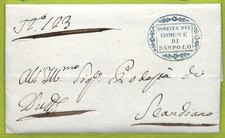 ab3490 -  Storia Postale - BUSTA prefilatelica - Treviso SAMPOLO 1842