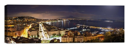 Panorama golfo napoli quadro - panorama,