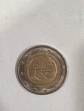 Moneta rara da 2 euro con omino stilizzato Bundesrepublik Deutschland -1999-2009