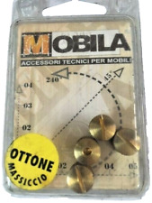 4 Viti a cannocchiale per registro mm 5 ottone viti ottonate dorate viteria M4