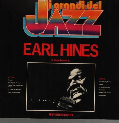 Earl hines grandi del jazz - earl, i