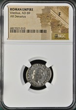 69 d.C. Vitellio AR Denario