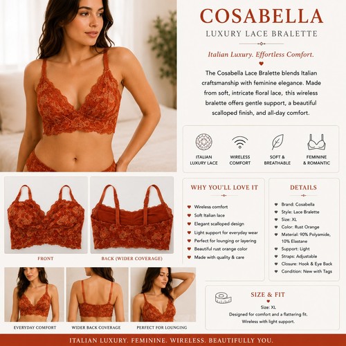 Cosabella pizzo bralette - cosabella,