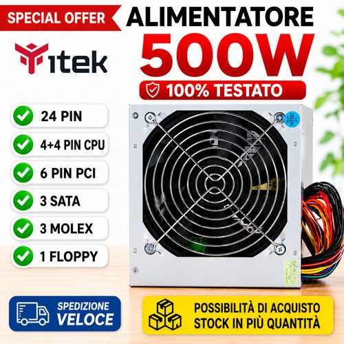 Alimentatore 500w per pc - ✅,