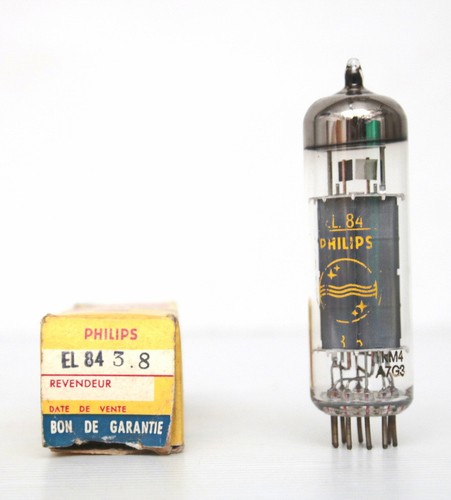 Tube el84 philips origine - tube, d'origine