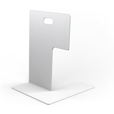 Fermalibri In Acciaio Bianco