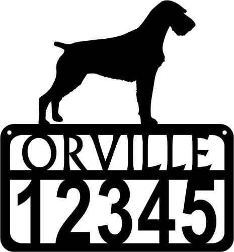 Insegna cane personalizzata