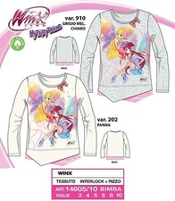 Winx maglia maglietta manica