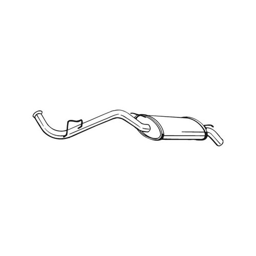 Bosal silenziatore posteriore - bosal,