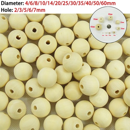 Palline perline tonde legno - perline, in