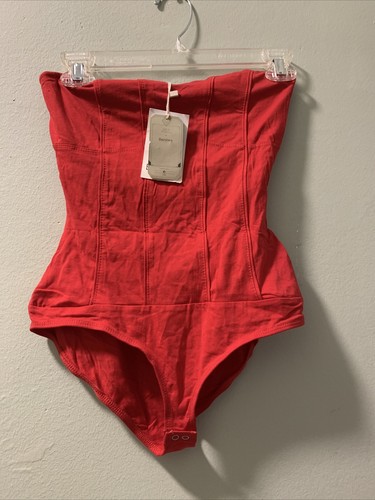 Body bustier rouge - rouge, bershka