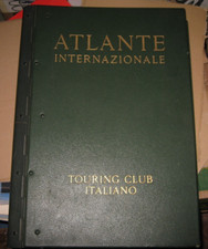 ATLANTE INTERNAZIONALE edizione del sessantennio 1955/1956 Touring  2 volumi  #