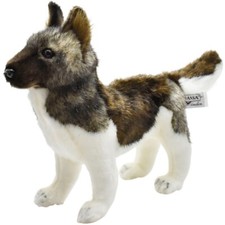 HANSA AKITA INU (cane) 28 BH6143 animali di peluche realistici dal GIAPPONE