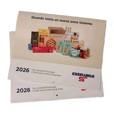 COPPIA CALENDARI ESSELUNGA