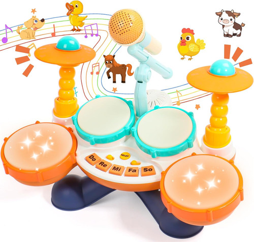 Tamburo giocattoli bambino - tamburo, 1