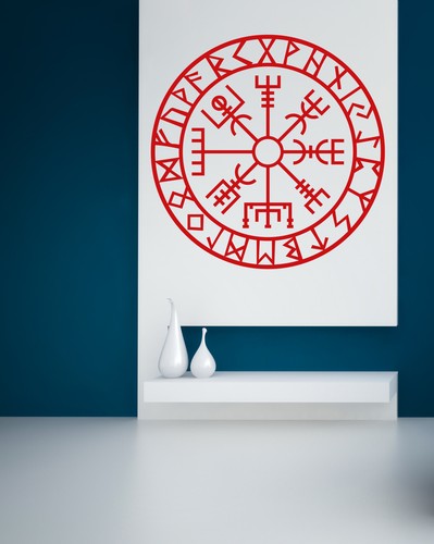 Adesivo murale vegvisir wall - adesivo,